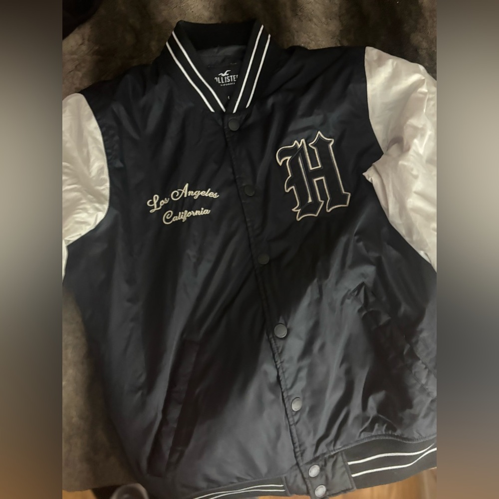 Men’s Hollister varsity jacket size M